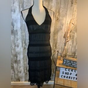 Just in Time halter cocktail dress. Size S